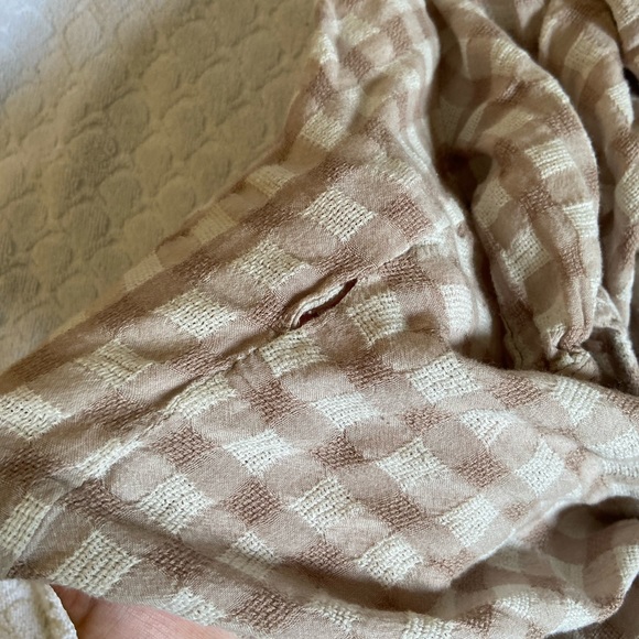 Madewell Sweetheart Wrap Top in Gingham Check - Picture 6 of 7